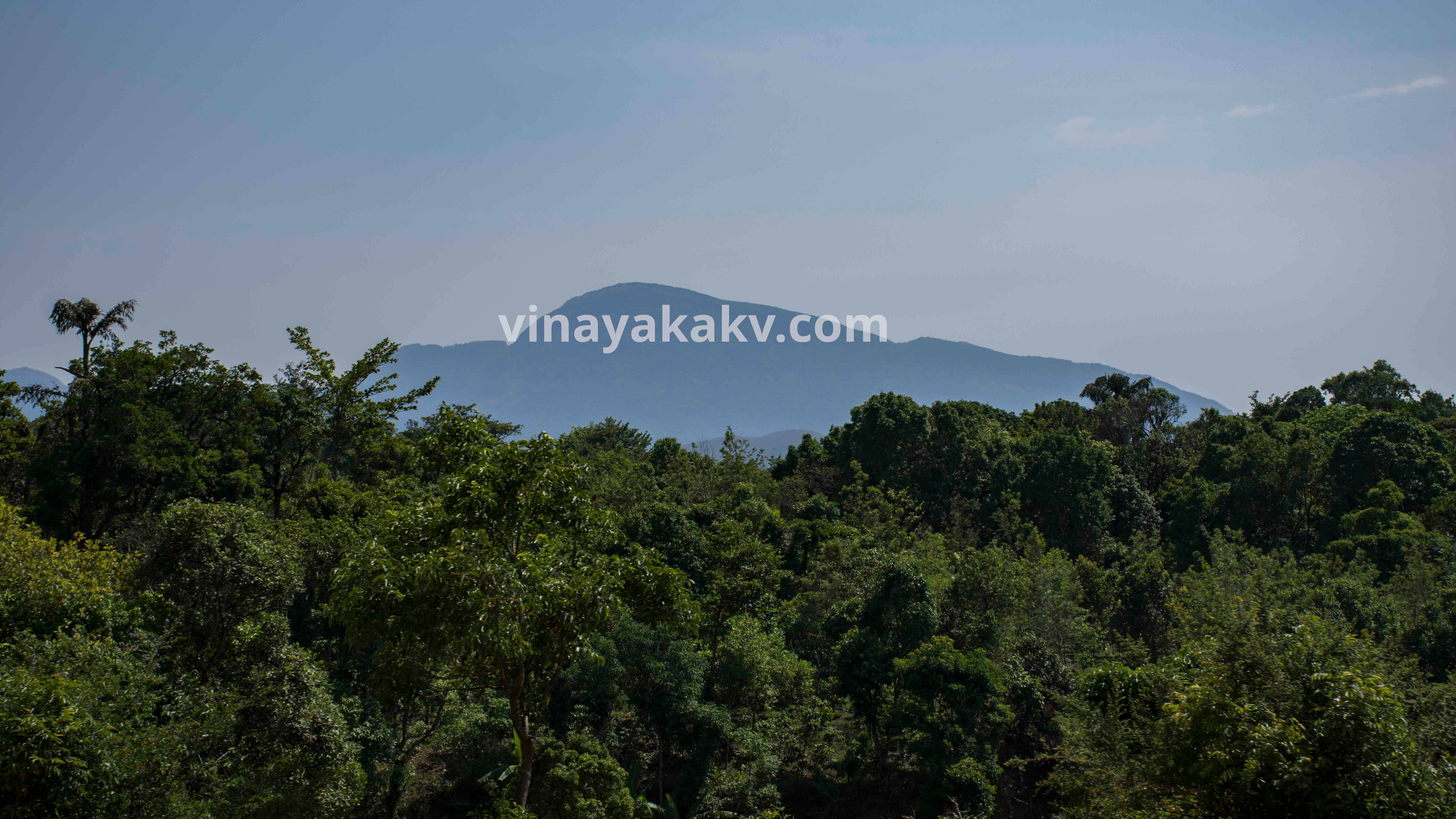 Kumāraparvata as seen near Hĕttūru