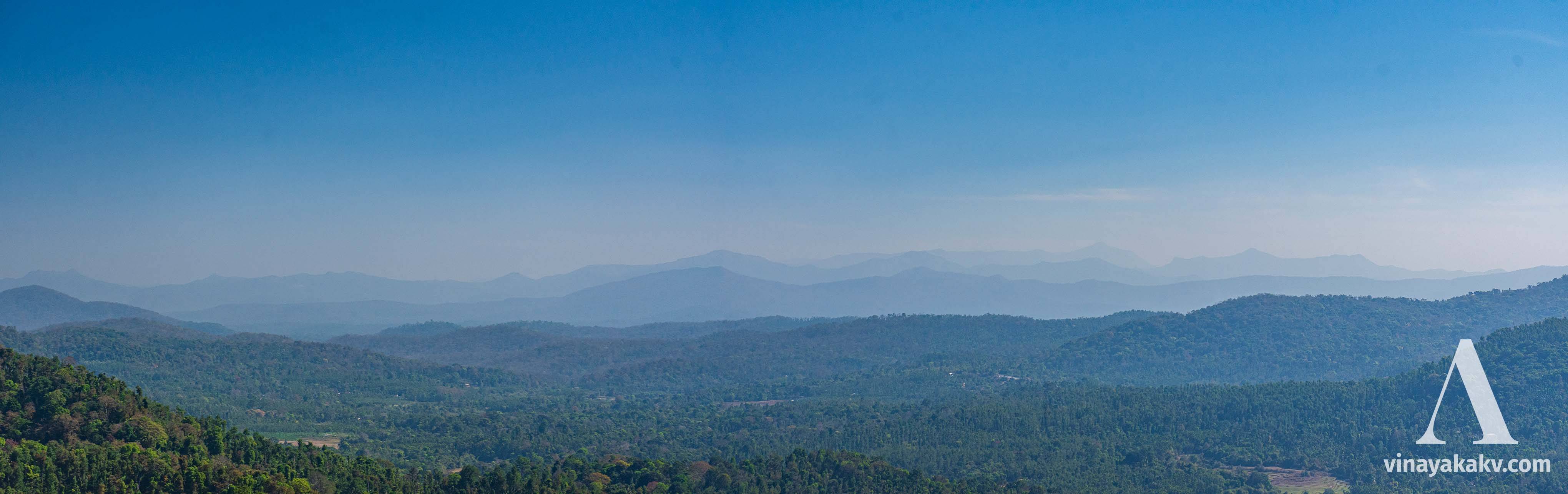 _Chandradrona range_ at last layer, followed by its foothills and the plains. Then, foothills of the core Western Ghats (the viewpoint)