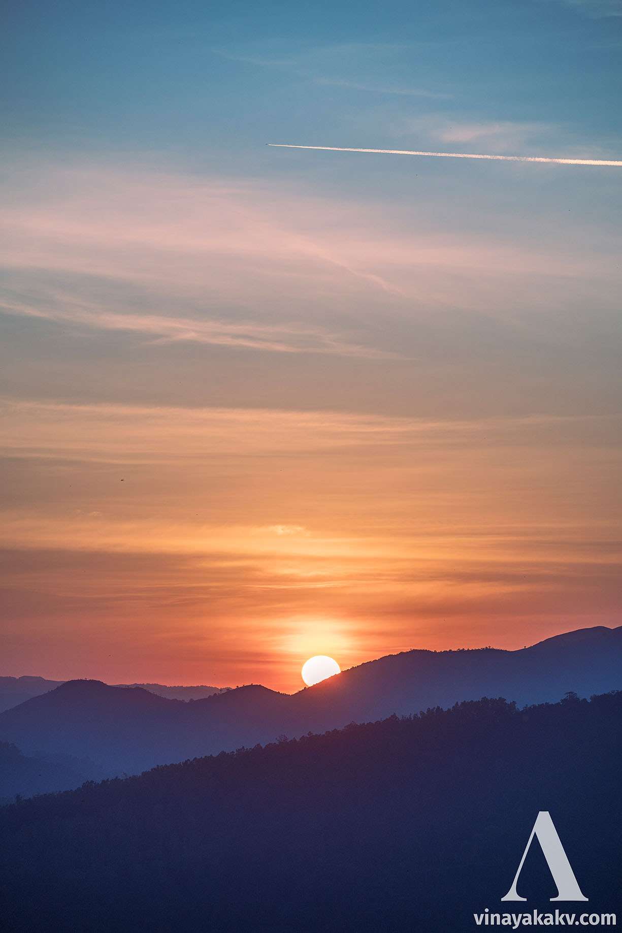 The frame I planned to capture the eclipsed sun on.