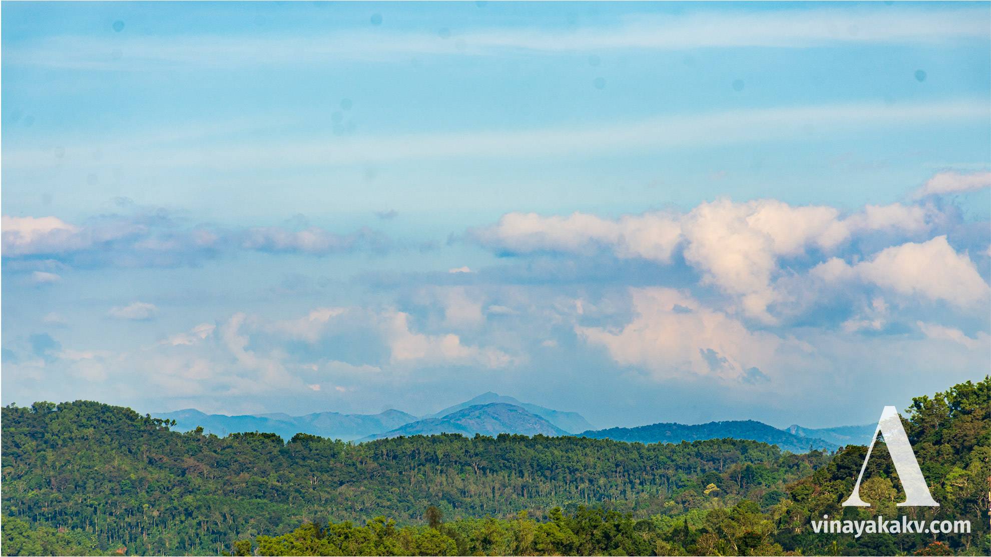 Chandradrona mountain range, dehazed