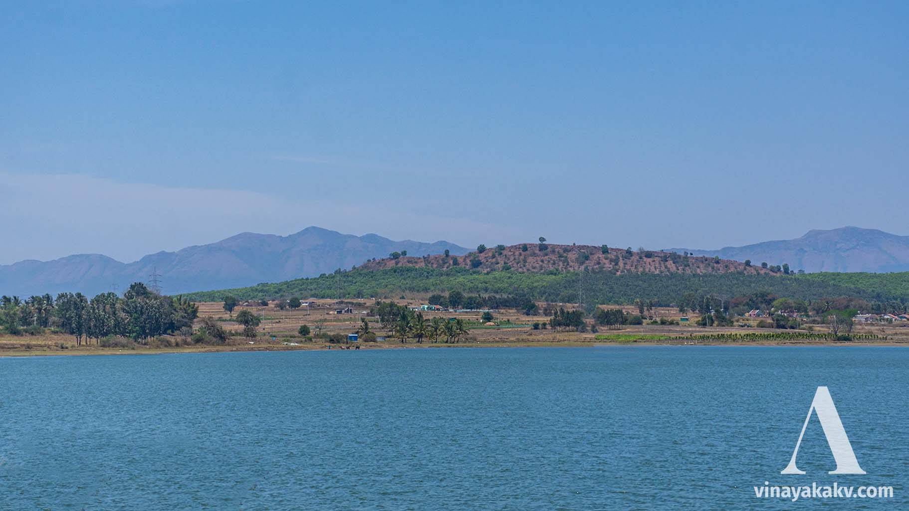 _Mullayyanagiri_ is the highest point in the last layer of mountains. Notice it does not stand out from its neighbors, as it did in the photograph earlier, taken near _Hirebyle_.
